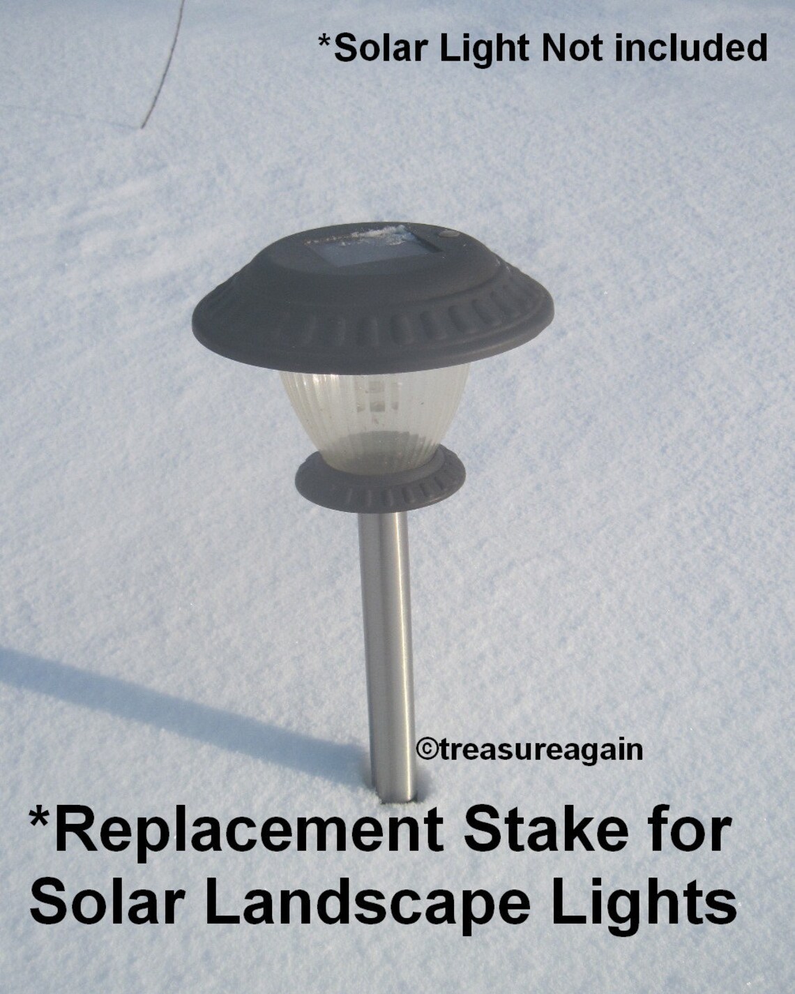 Solar Light Replacement Stakes BULK Stainless Steel Stakes Etsy
