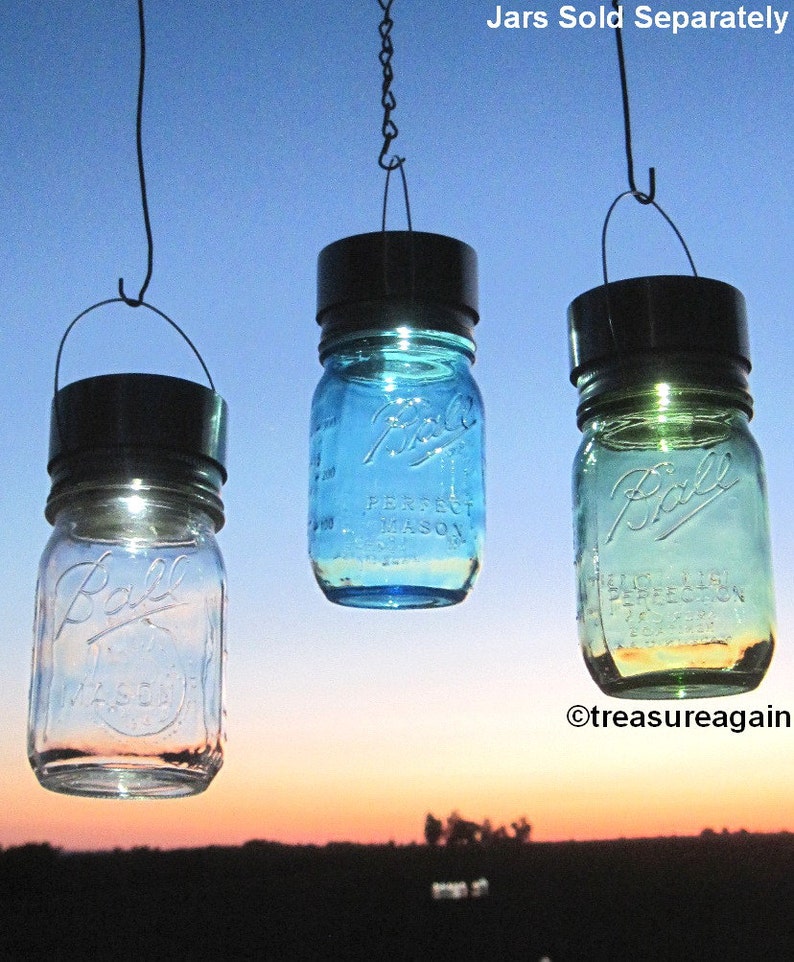 Diy Solar Light For Mason Jar Outdoor Lighting Image 0