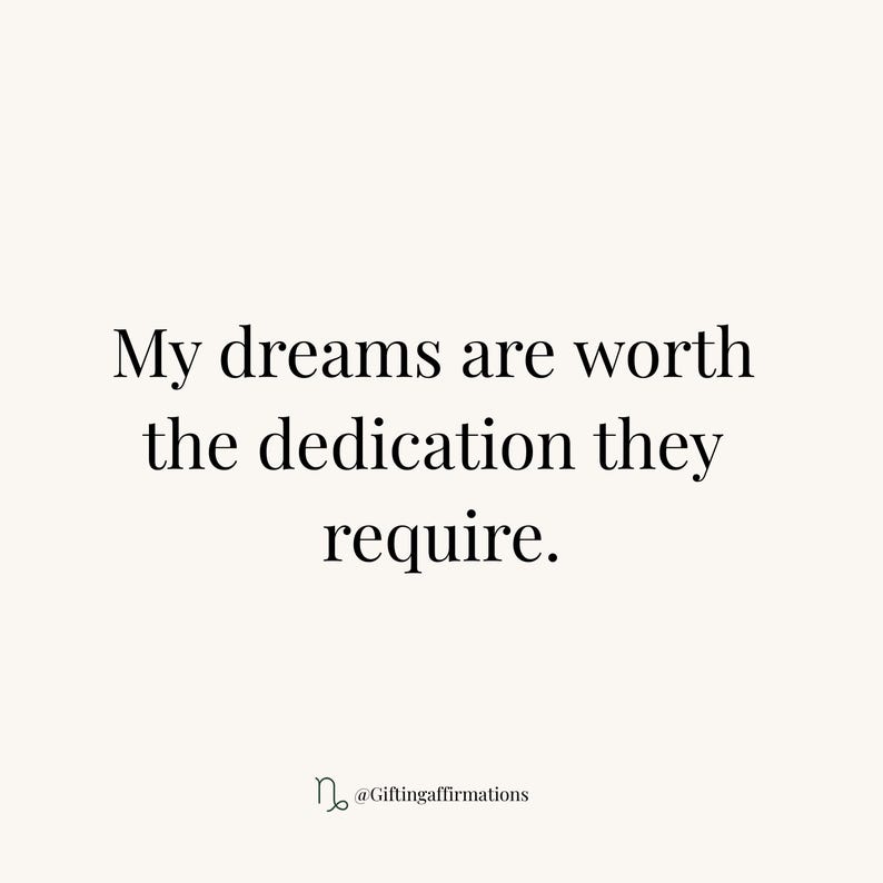 Capricorn Affirmations | 75 Success Mindset Affirmations + Wallpapers | Zodiac Printable | Instant Download image 4