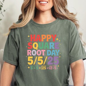 Happy Square Root Day Shirt, Teacher Gift Idea, Math Lover Geometry Tee, Math Day Celebration Shirt, Unisex Tee for Geometry Fans Teachers