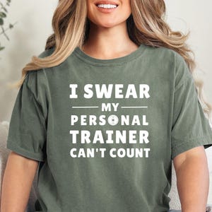 Funny Personal Trainer T-Shirt: Gym Workout Humor Tee