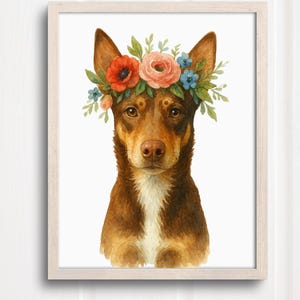Kelpie Portrait | Kelpie Artwork | Kelpie Images