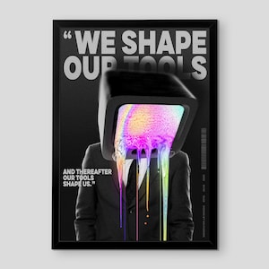 TV Head Digital Poster