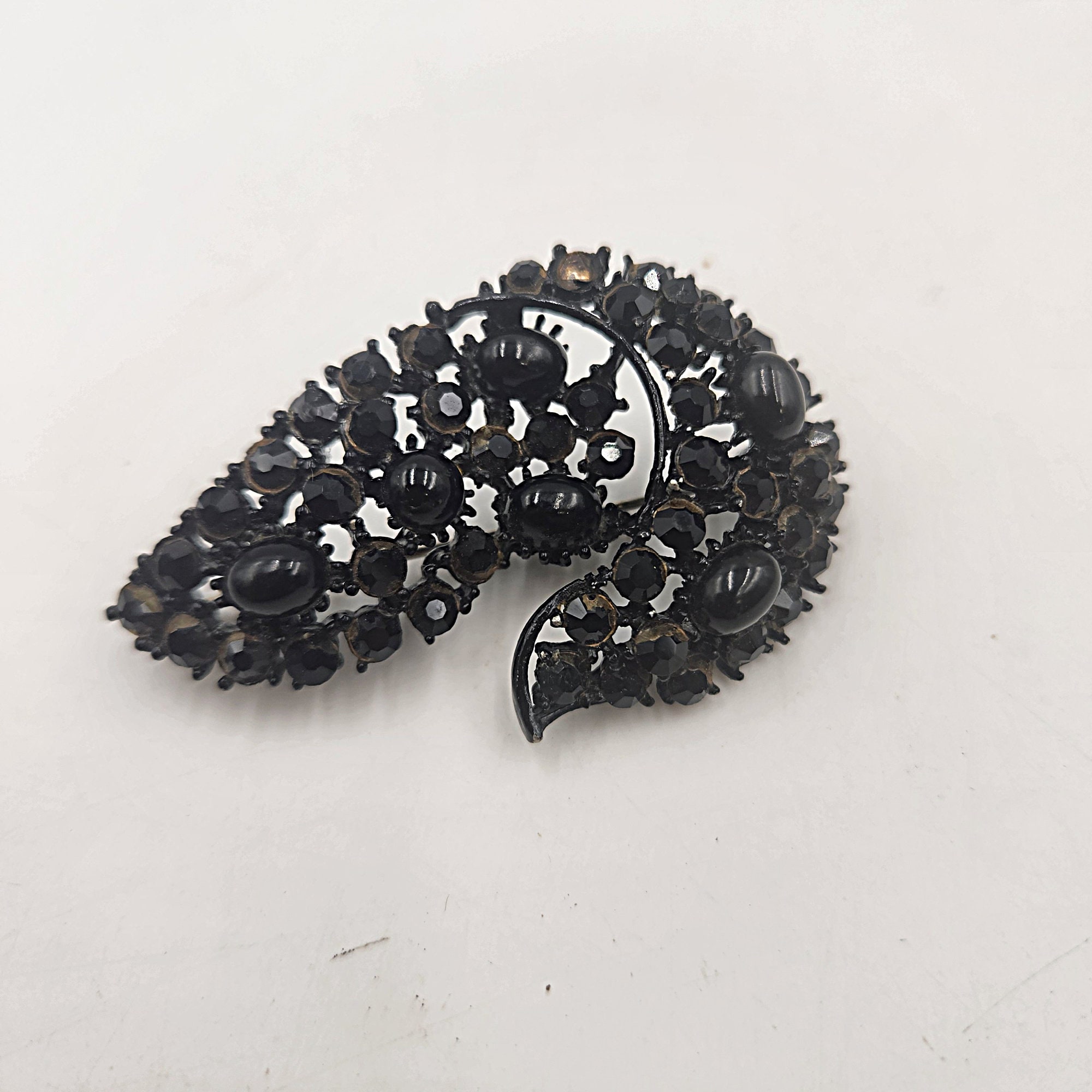 Antique victorian jet mourning jewelry - Etsy 日本