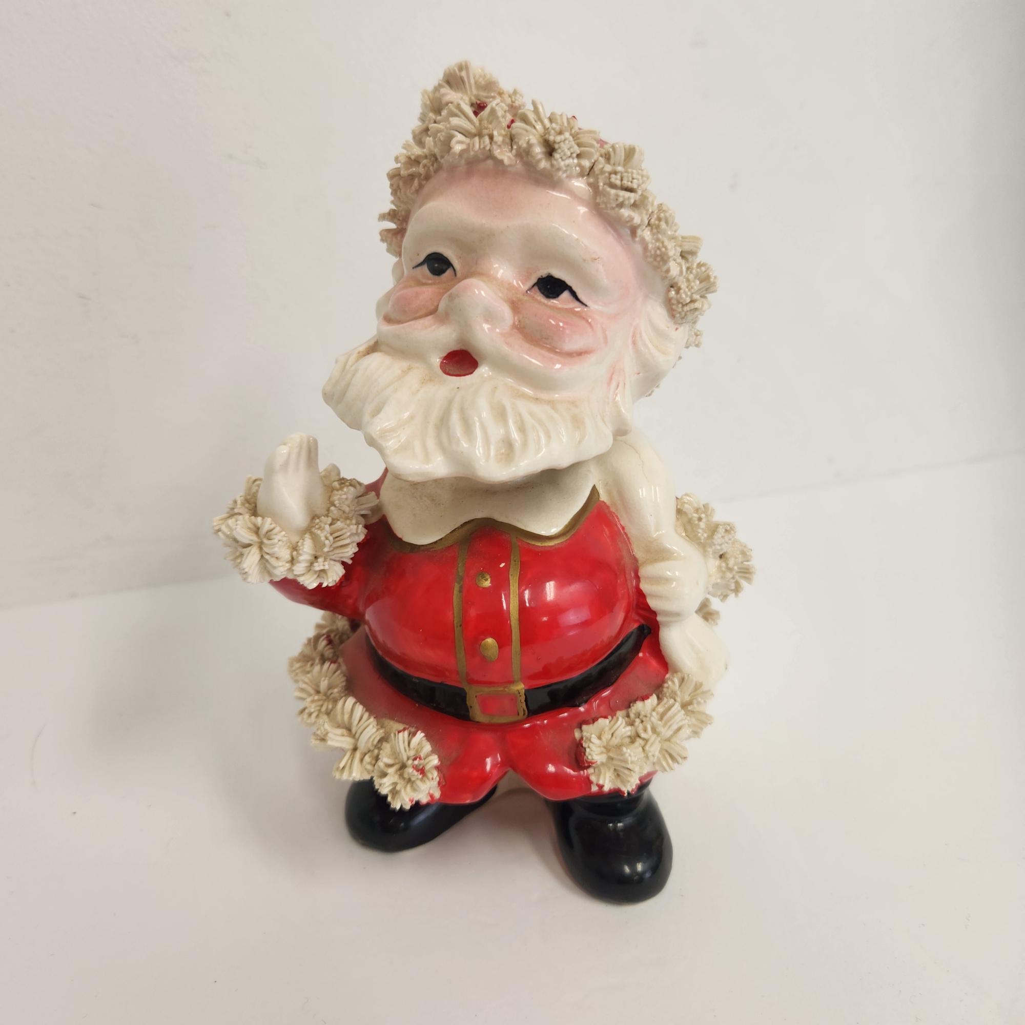 Vintage 1950's Relpo # CT-789 Bobble Head 8 Inch Christmas