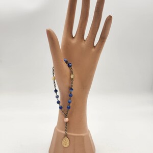 Vintage Mid-Century Small Catholic Rosary Beaded Bracelet