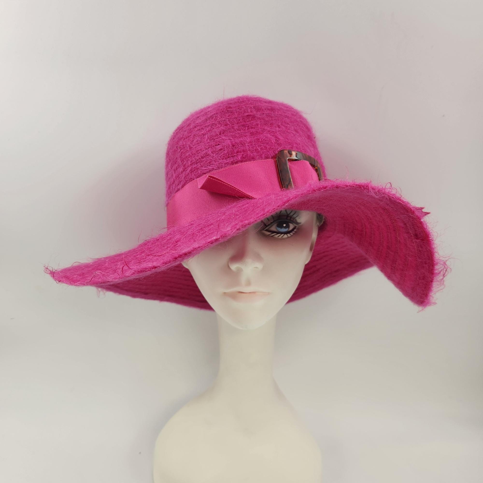 VTG Norman Durand Original 1950s Peach Hat With Organza &‎ Netting Embellishment Norman Durand Hat - Etsy main image 3