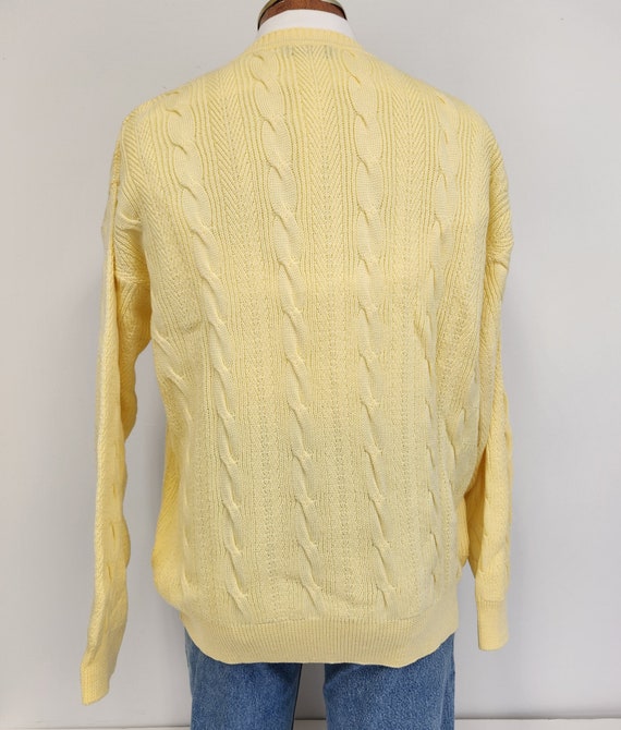 Vintage 1980's X Large Brooks Brothers Yellow Hea… - image 4