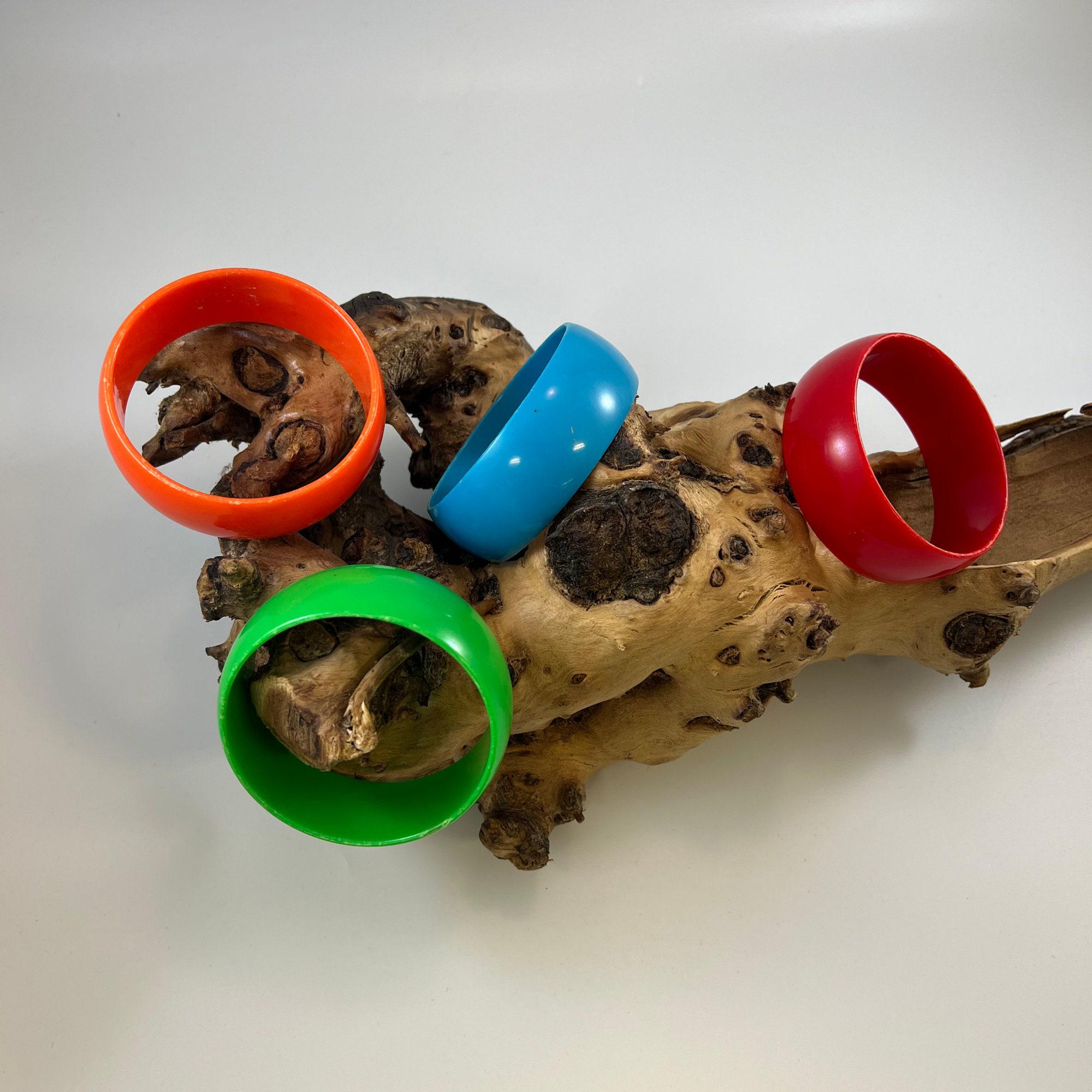 ヴィンテージ ルーサイト バングルブレスレット 4個セット - 西ドイツ