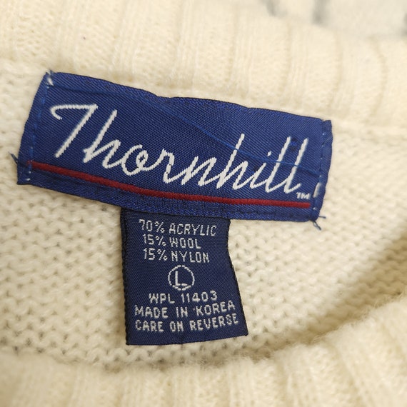 Vintage 1970's Thornhill Ivory and Shades of Gray… - image 5
