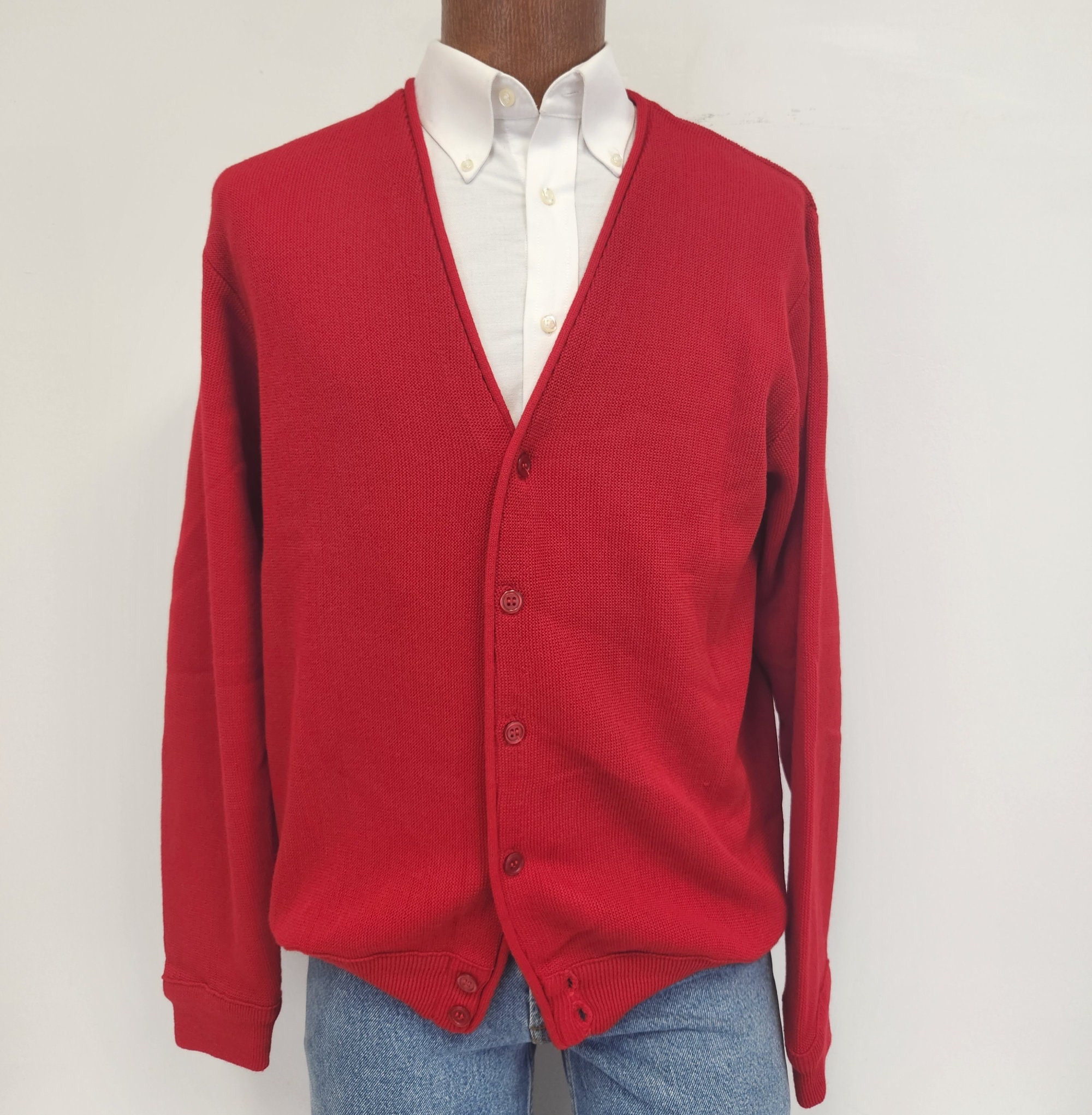 Mens cardigan discount golf sweaters