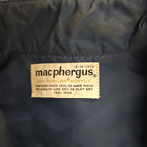 Vintage 1980's Men's Mac Phergus Medium Plaid Spr… - image 5