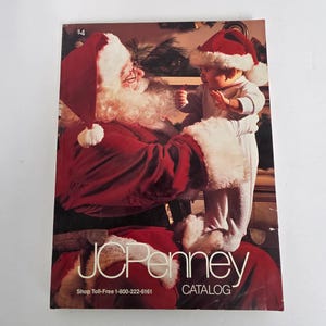 Vintage 1993 J C Penny Christmas Holiday Wish Book Catalog