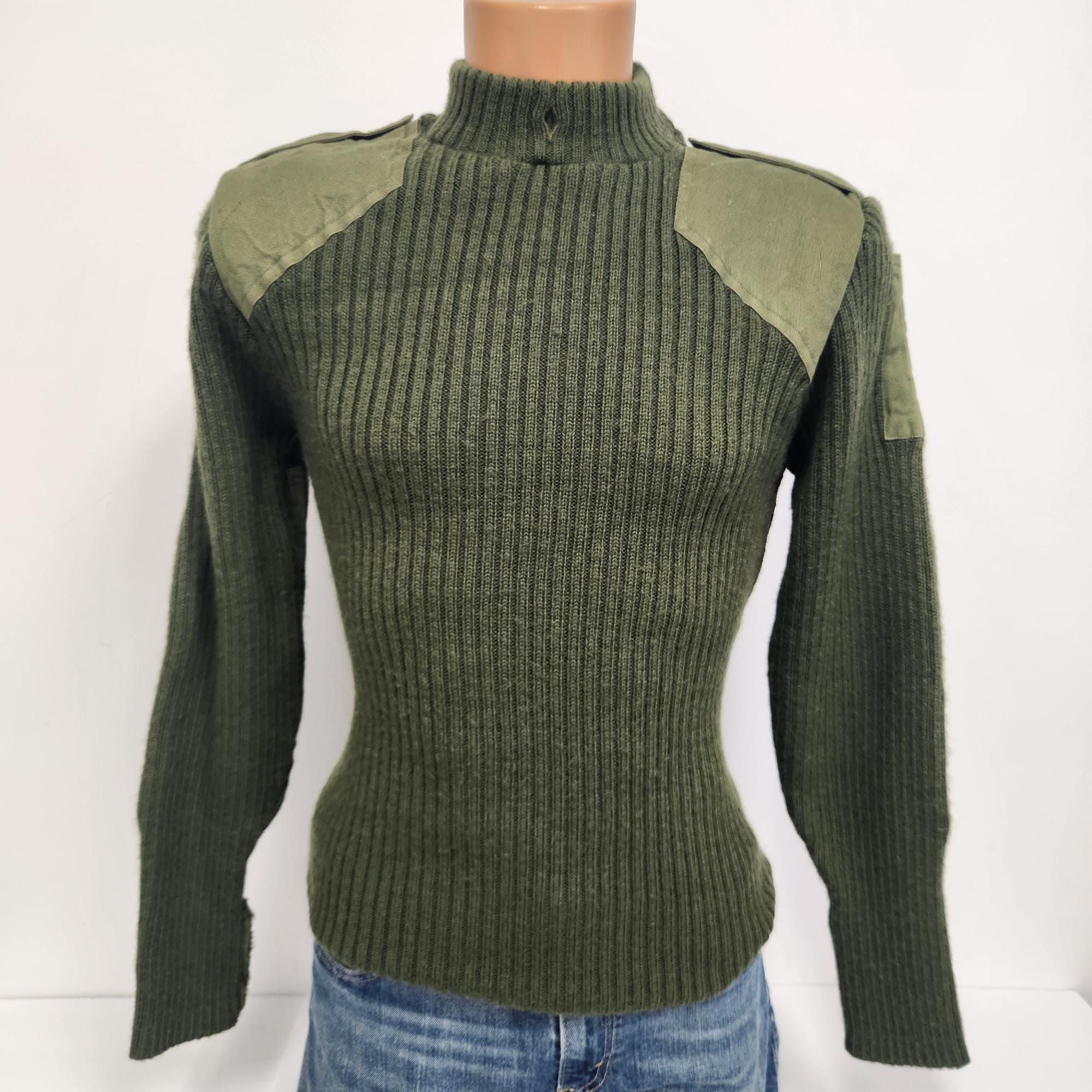 Vintage Army Sweater - Etsy