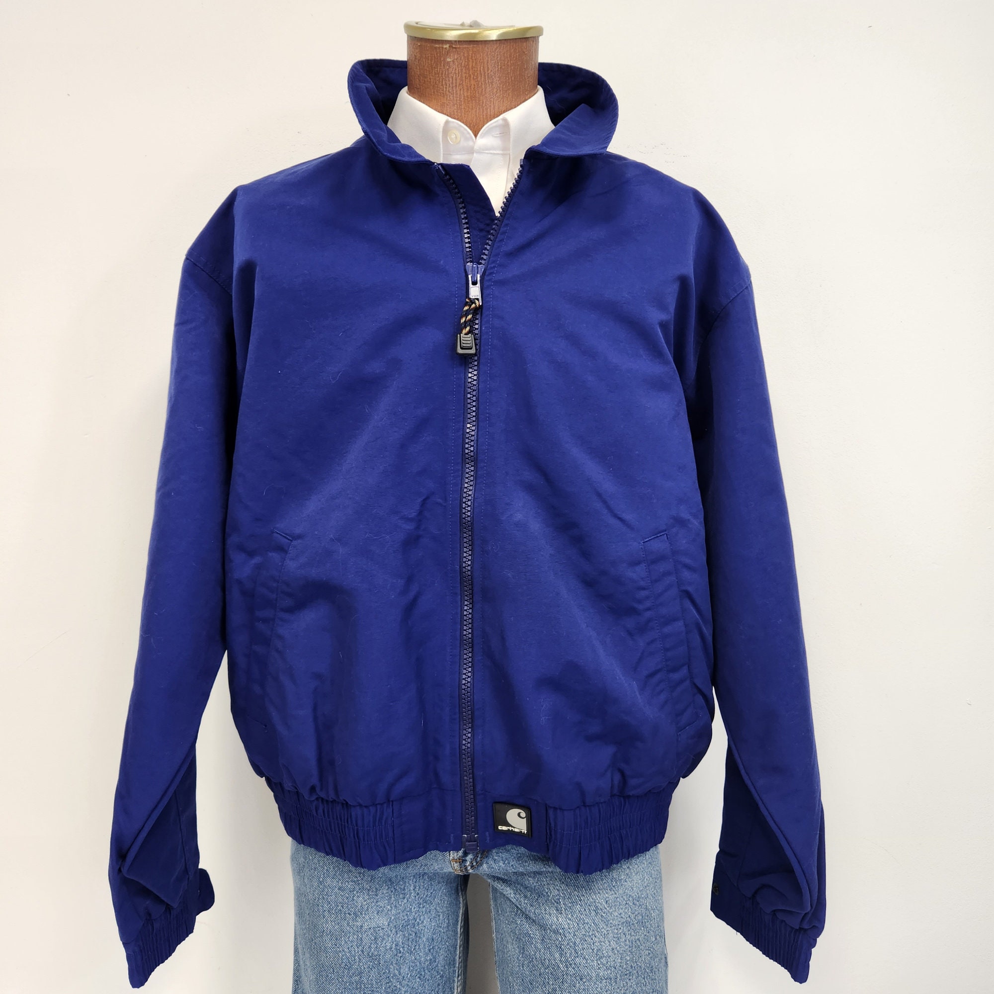 blue carhartt jacket