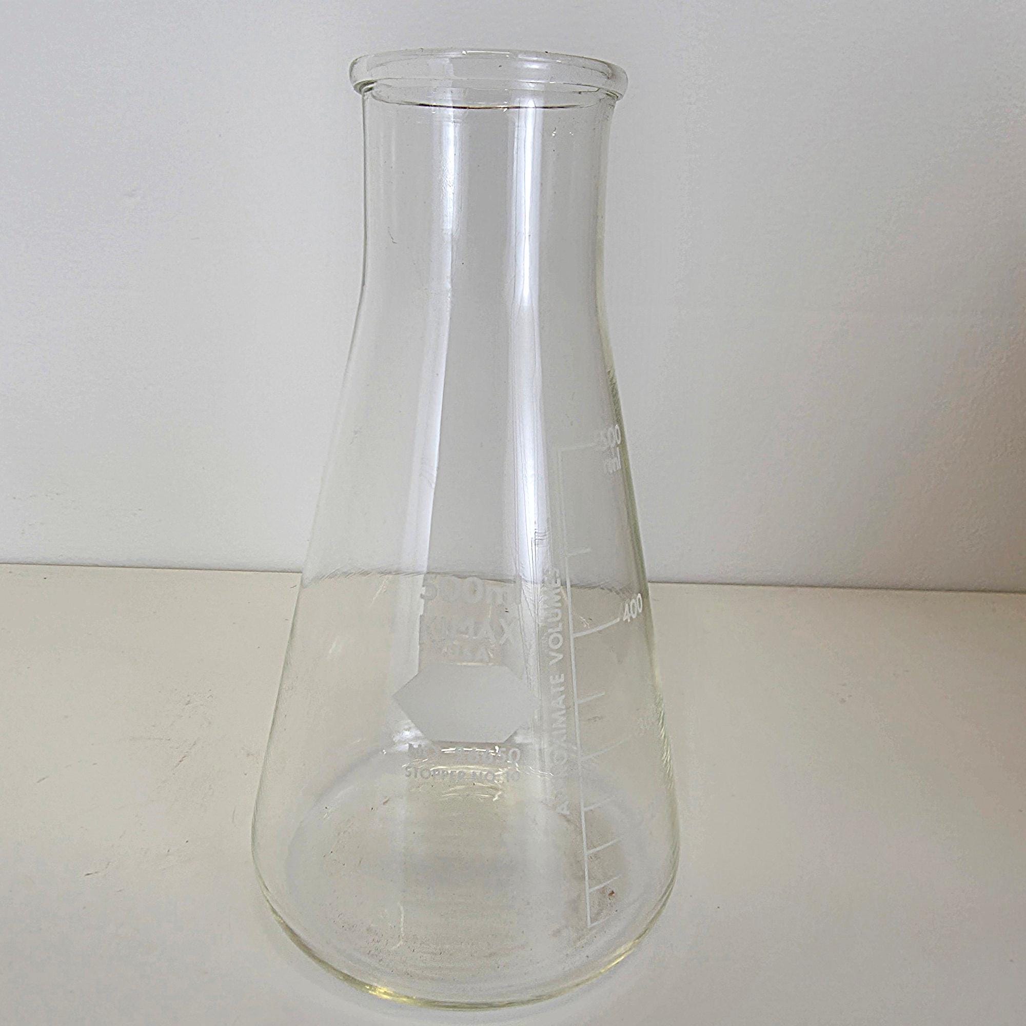 Lot De 4 Verres Vintage Reims France - Béchers En Verre Transparent - Très Bon état