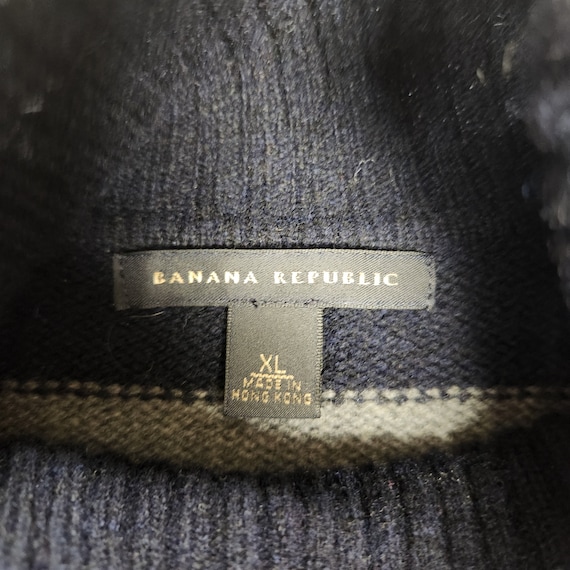 Vintage 1980's Men's Banana Republic XLarge Wool Nav… Gem