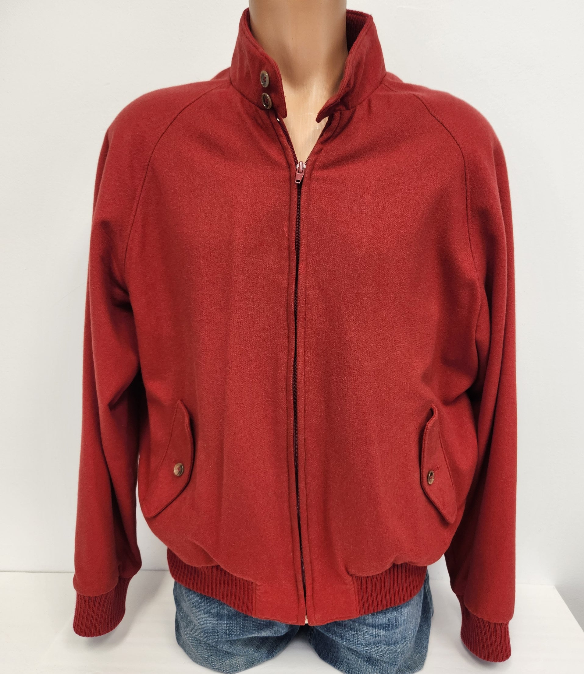 Red retro deals jacket