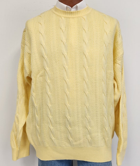 Vintage 1980's X Large Brooks Brothers Yellow Hea… - image 2