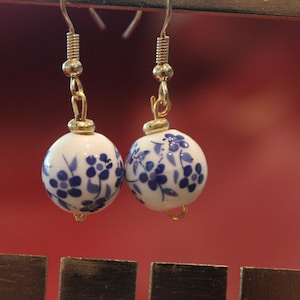 Ceramic Drop Earrings