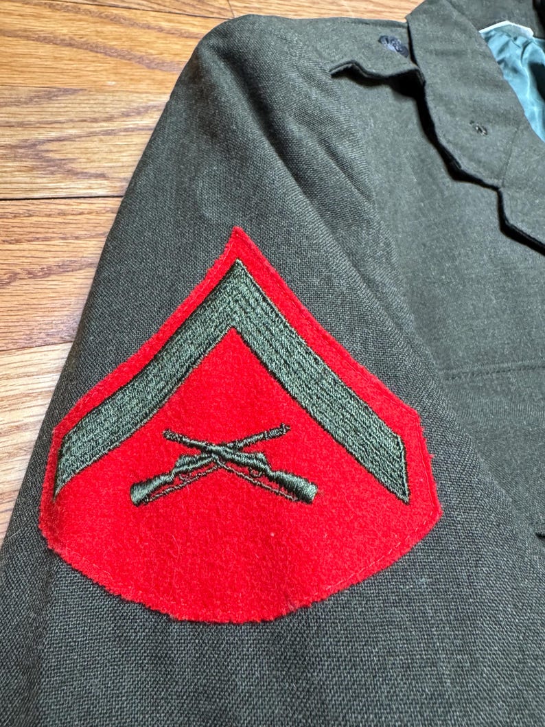 Service Alphas Marine Corps Service Alpha Coat 39S Bremen Bowdon Jacket USMC Military ...