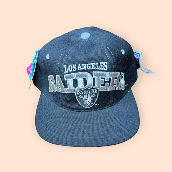 Vintage Los Angeles Raiders Starter Tri Power Snapback Hat Wool