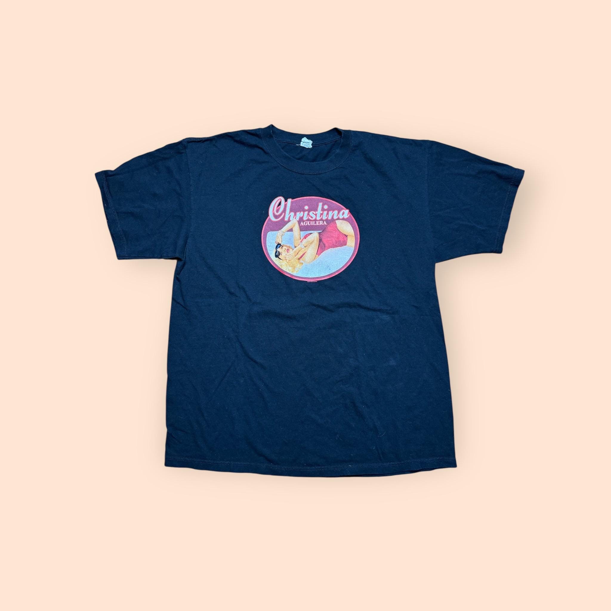 90s クリスティーナアギレラ USA製　ヴィンテージ　チビTシャツ　レディース 90s クリスティーナアギレラ USA製 ヴィンテージ チビTシャツ