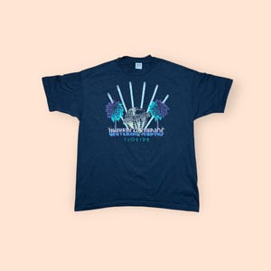 Vintage 1990s Universal Studios T Shirt Florida Men’s 2XL Black Vtg 90s
