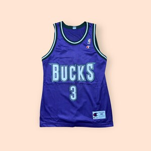Milwaukee Bucks Vintage 90s Shawn Respert Champion Basketball