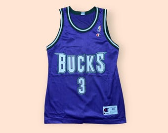 Milwaukee Bucks Vintage 90s Shawn Respert Champion Basketball