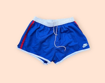 Vintage 1970s Nike Track Shorts Men’s XL Blue Vtg 70s Rare Blue