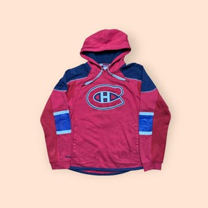 Montreal Canadiens Hoodie Reebok Face Off Collection Men’s Medium Red NHL