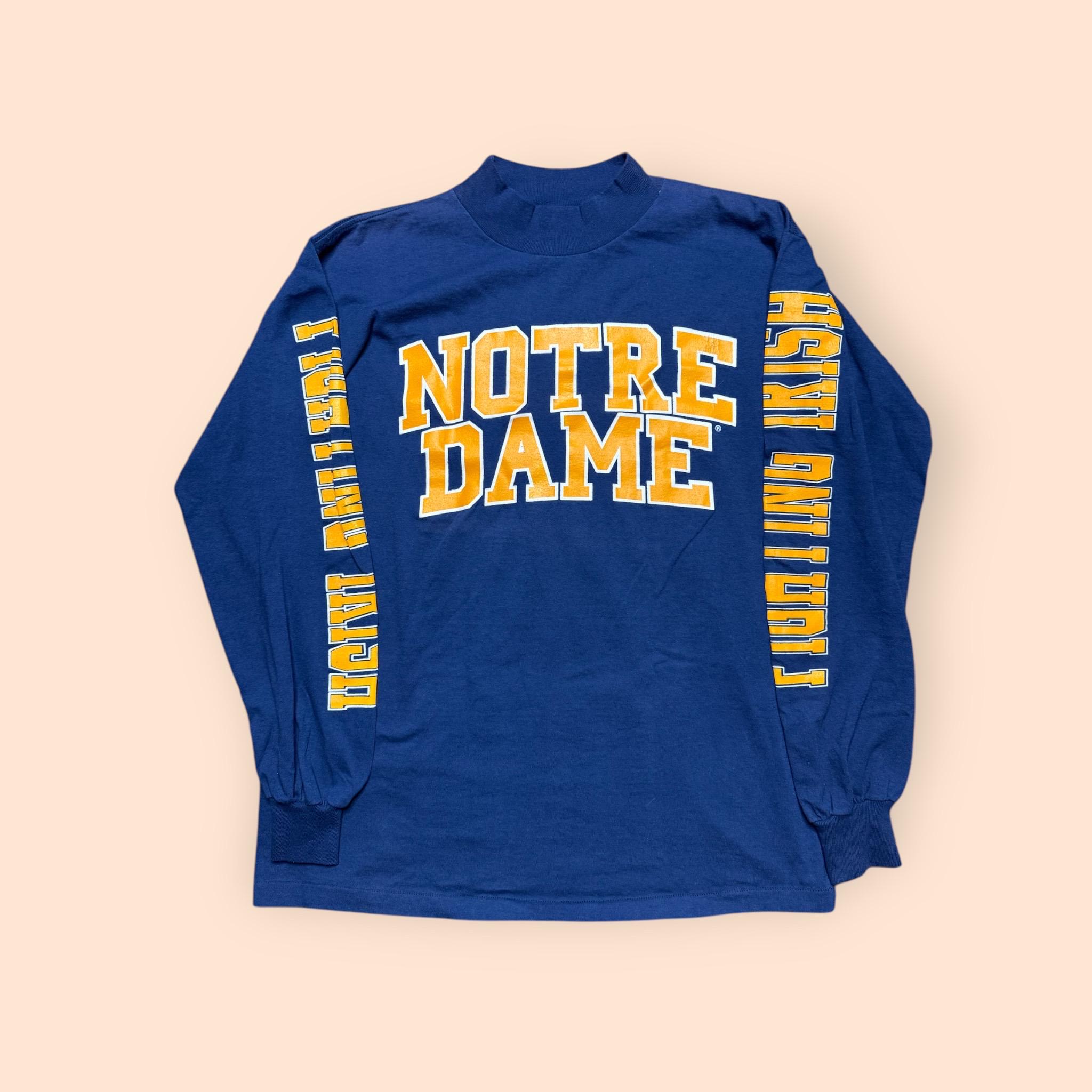 notre dame dri fit long sleeve