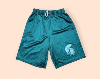 Vintage Michigan State Spartans Y2K Mesh Shorts Men’s Medium Green Vtg 2000s