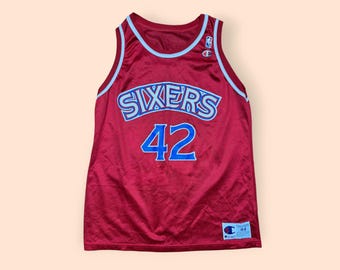 Vintage 1990s Champion Jerry Stackhouse #42 Philadelphia 76ers NBA