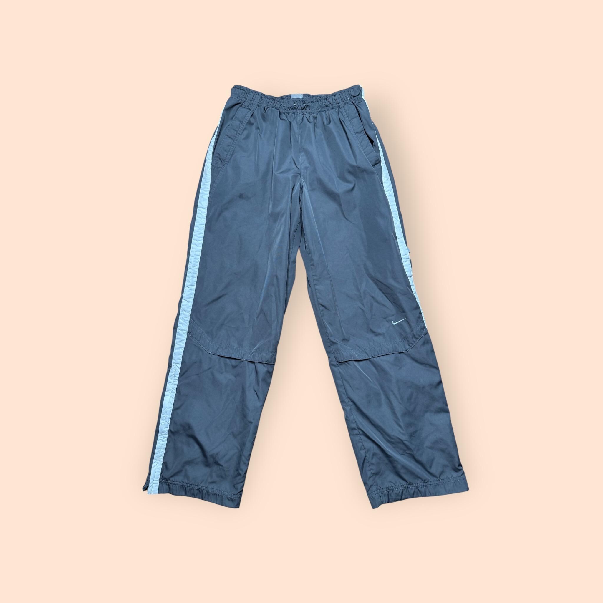 Vintage Nike Y2K Windbreaker Pants Gray Men's Medium Vtg 2000s - Etsy