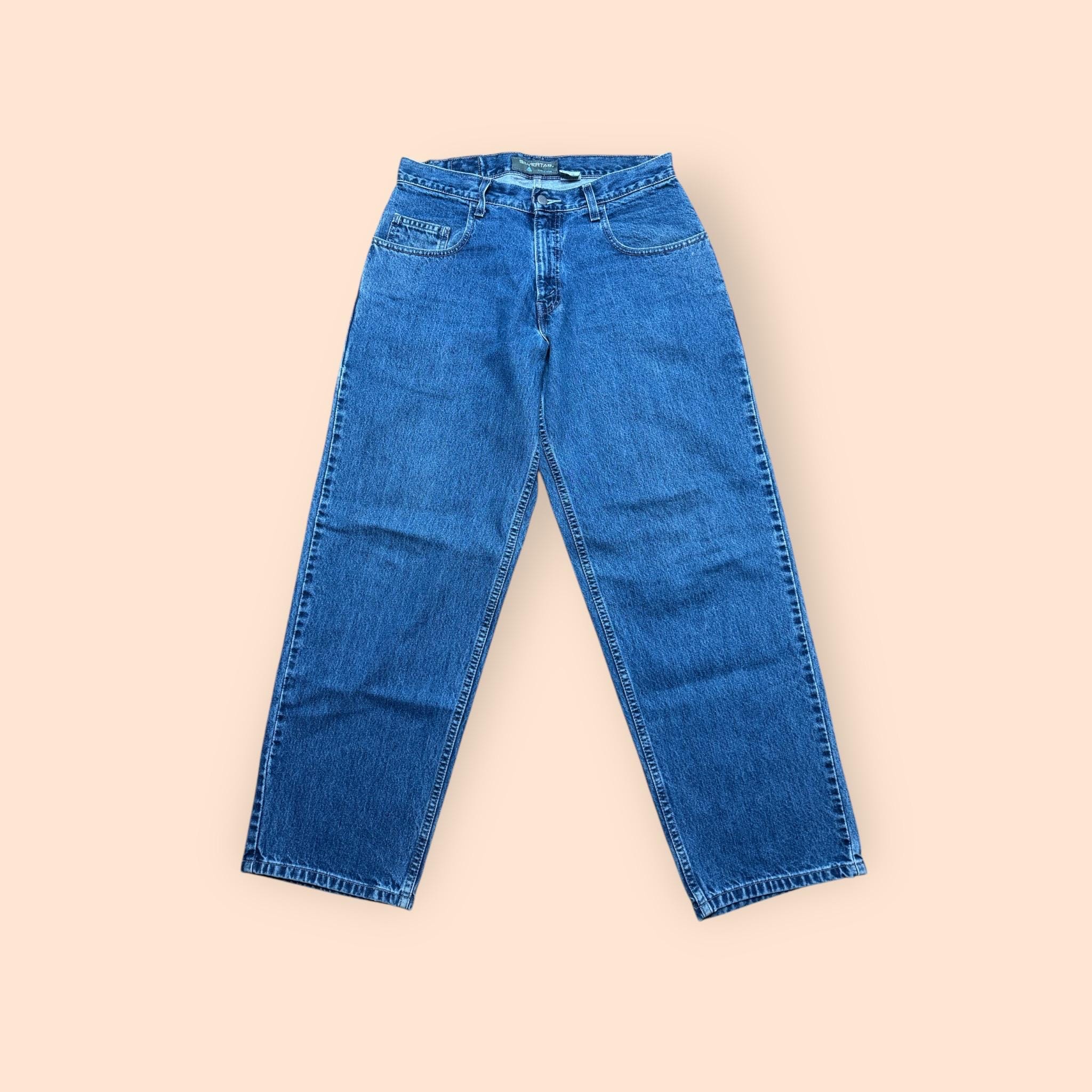 Silvertab Baggy Jeans - Etsy Silvertab Baggy Jeans - Etsy