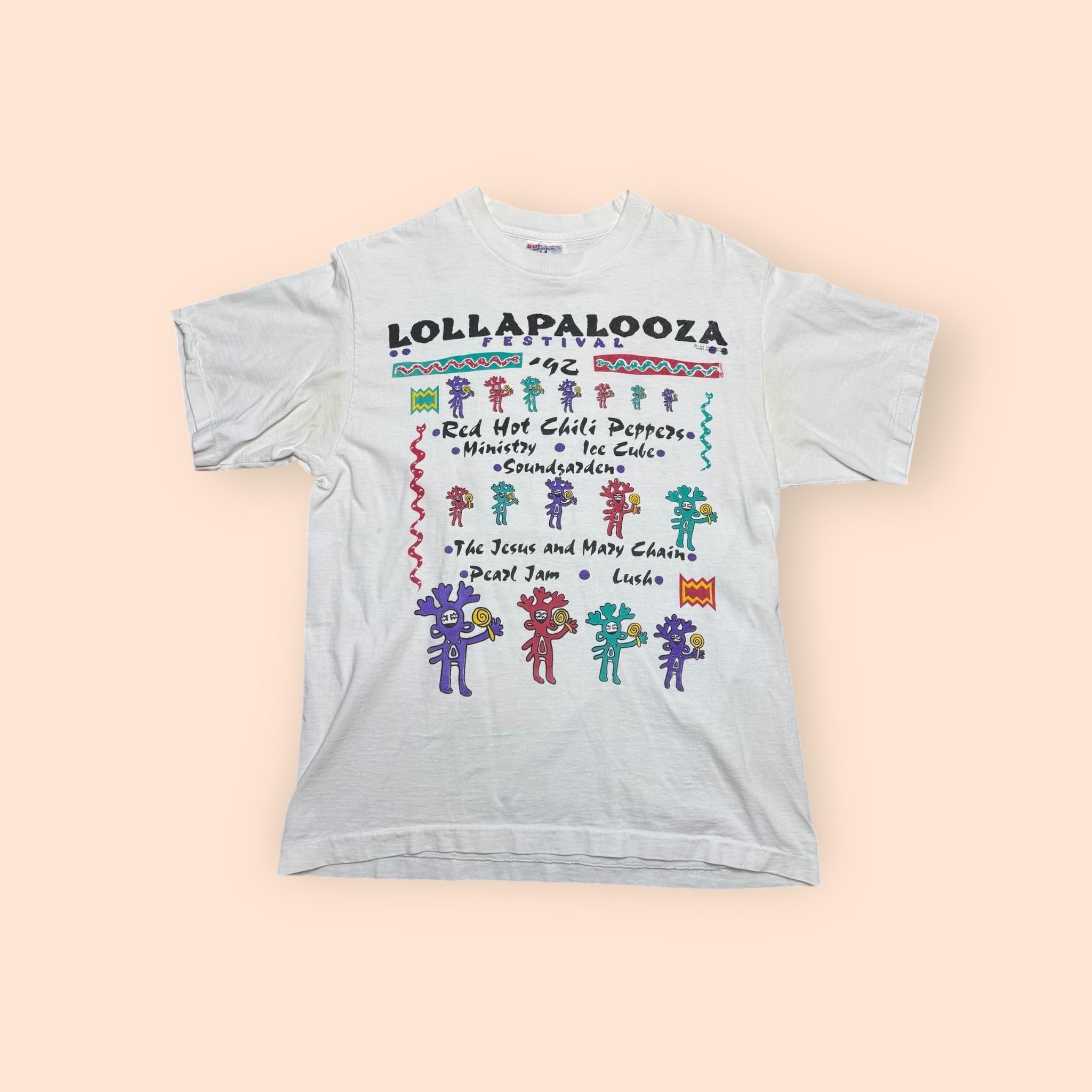 Lollapalooza Shirt 1992 - Etsy