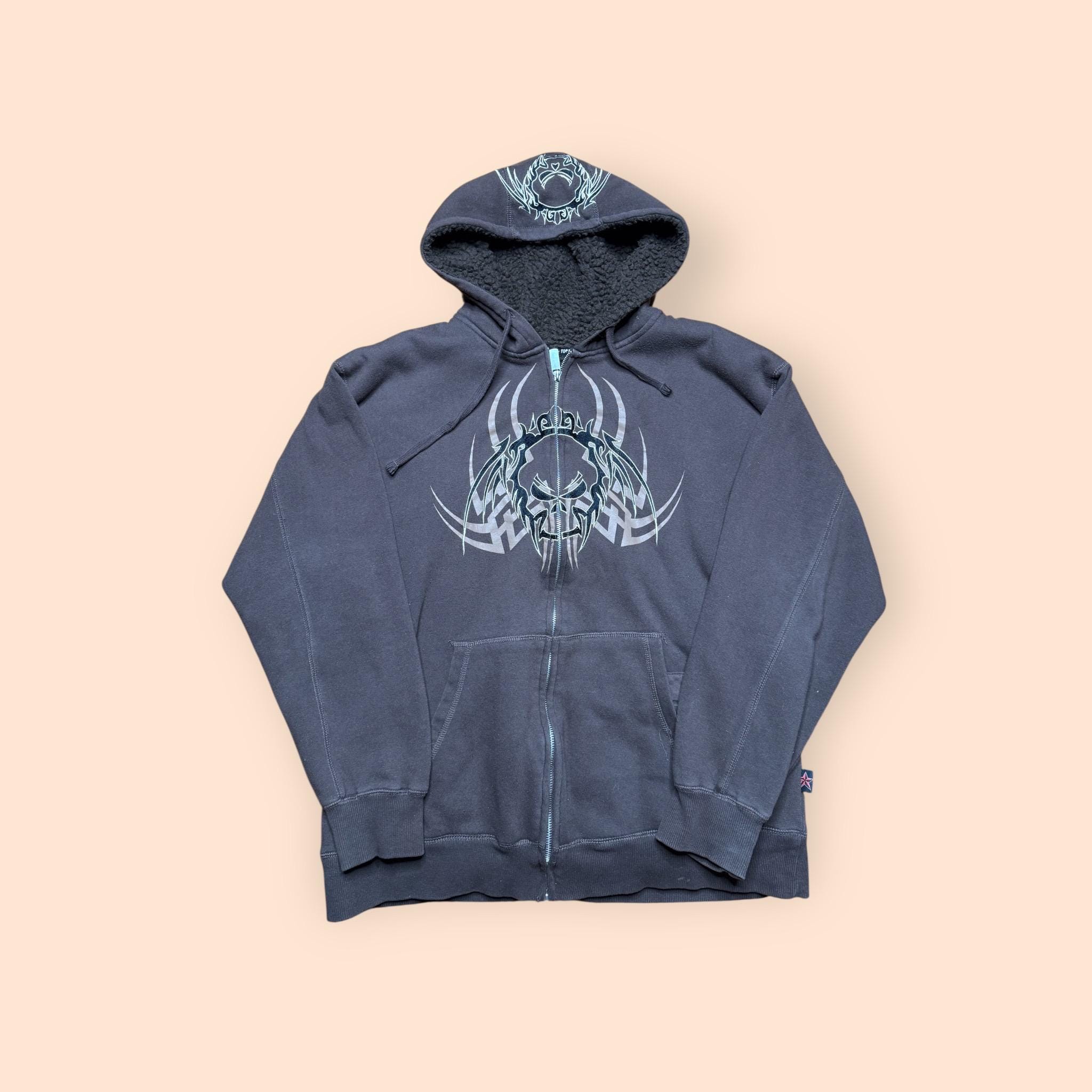 Y2k Hoodie 2000s Zip Up - Etsy