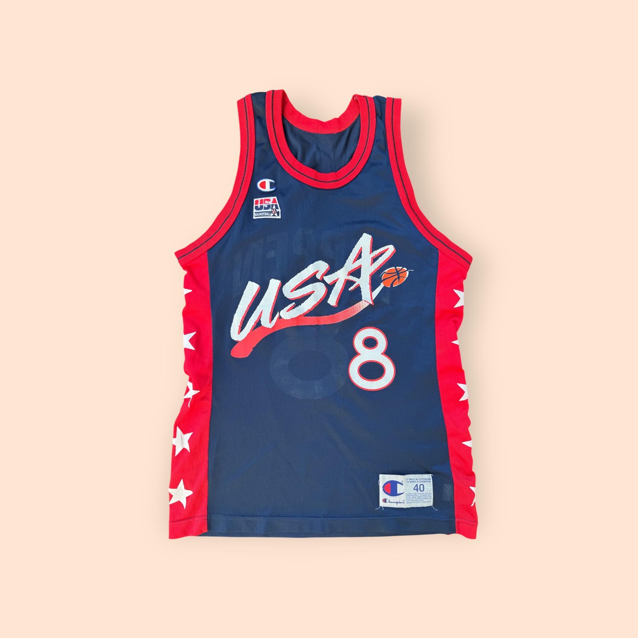 USA BASKETBALL リバーシブル Men's Mitchell & Ness Larry Bird Navy USA Basketball