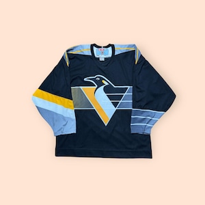 Vintage Pittsburgh Penguins 1990s CCM Penguins Robo Gradient Jersey Large Vtg