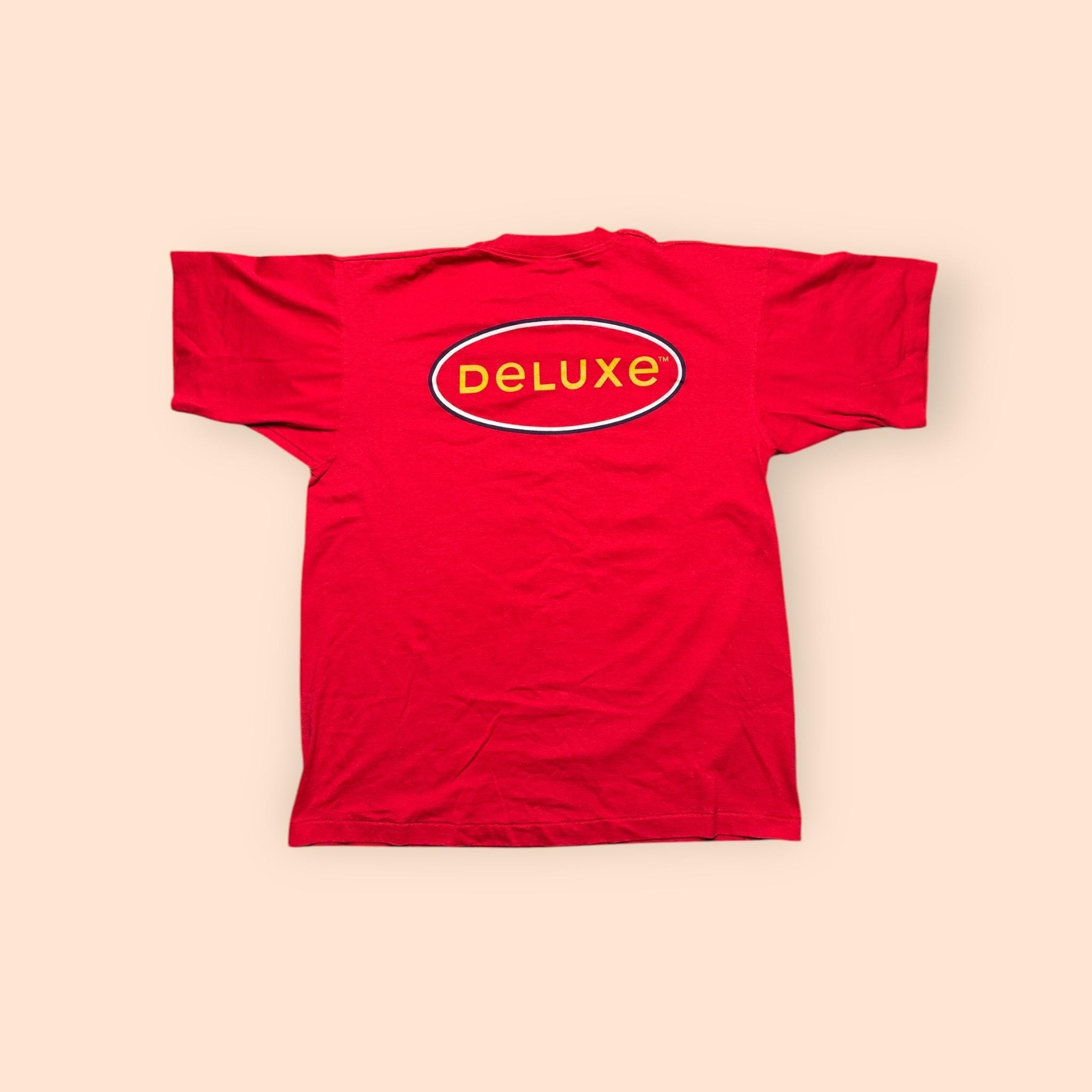 Vintage 1990s Mcdonald's T Shirt Deluxe With A Grown Taste XL Red