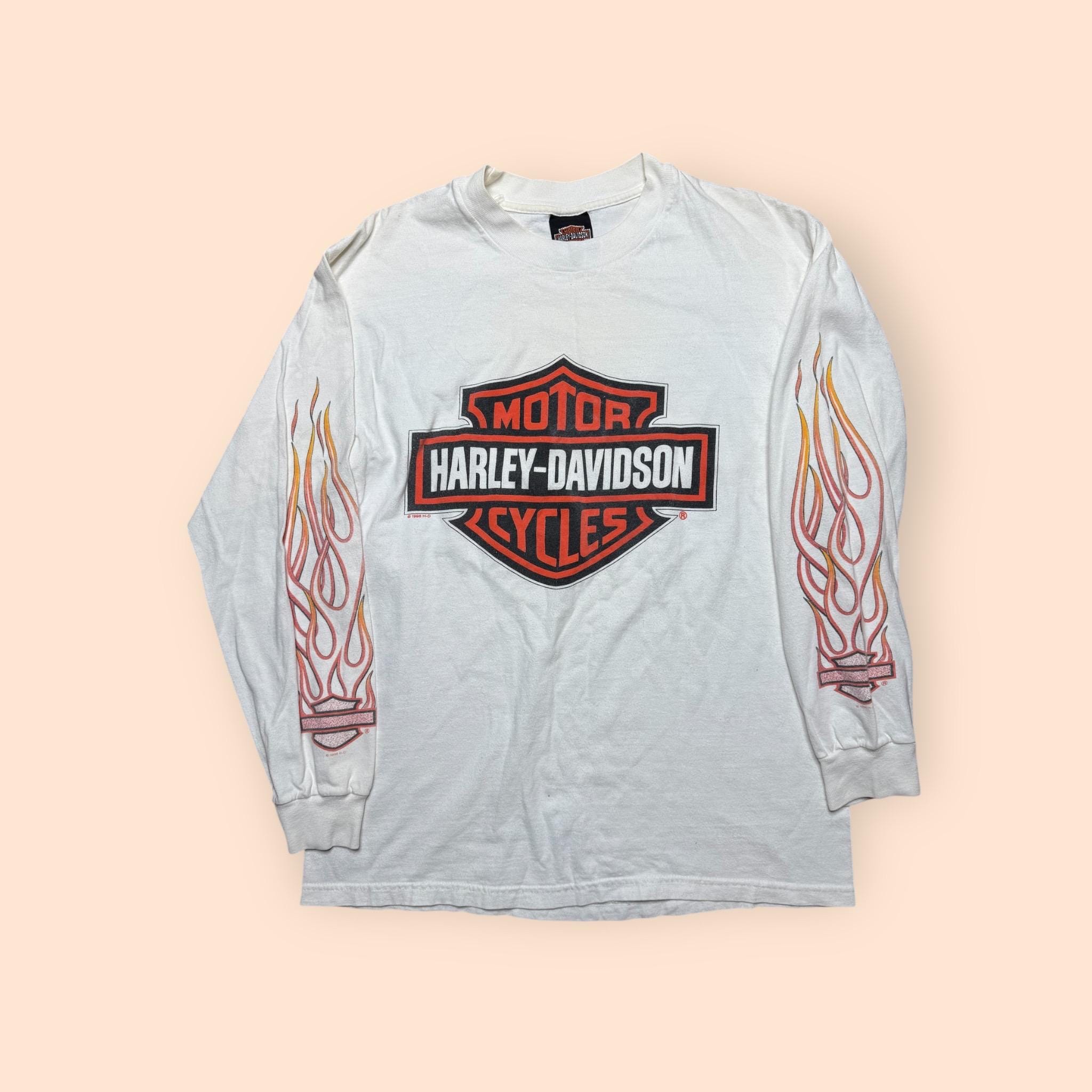Vintage Harley Davidson Long Sleeve Shirt - Etsy