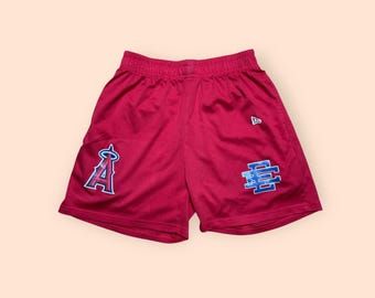 Los Angeles Angels Eric Emanuel Shorts Men’s Medium Red Preowned
