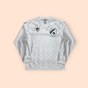 Vintage Tommy Hilfiger 1990s Soccer Jersey Men’s Large White Vtg 90s