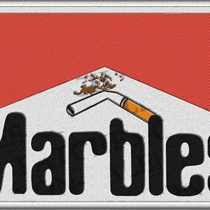 Marbles Marlboro Style Iron-on Patch