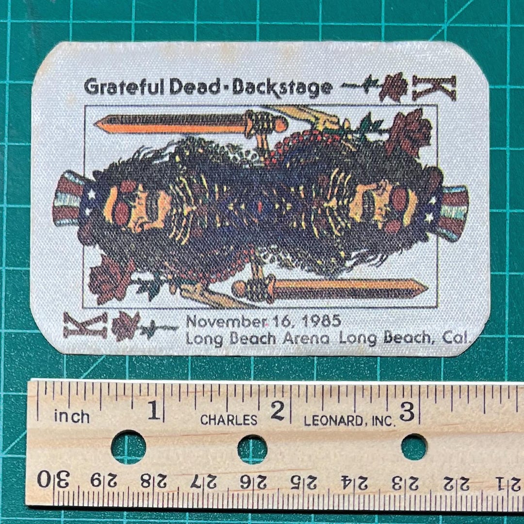 未使用のグレイトフル・デッドのバックステージパス - 1985年 - Etsy 日本