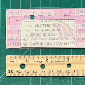 Grateful Dead Konzertkarte 1987