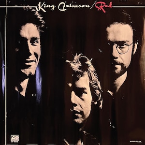 Póster original de King Crimson Red de 1974