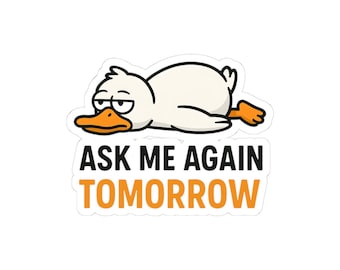 Funny Goose Sticker, Stickers For Laptop, Vinyl Laptop Sticker, Chaos Coordinator, Water Bottle Sticker